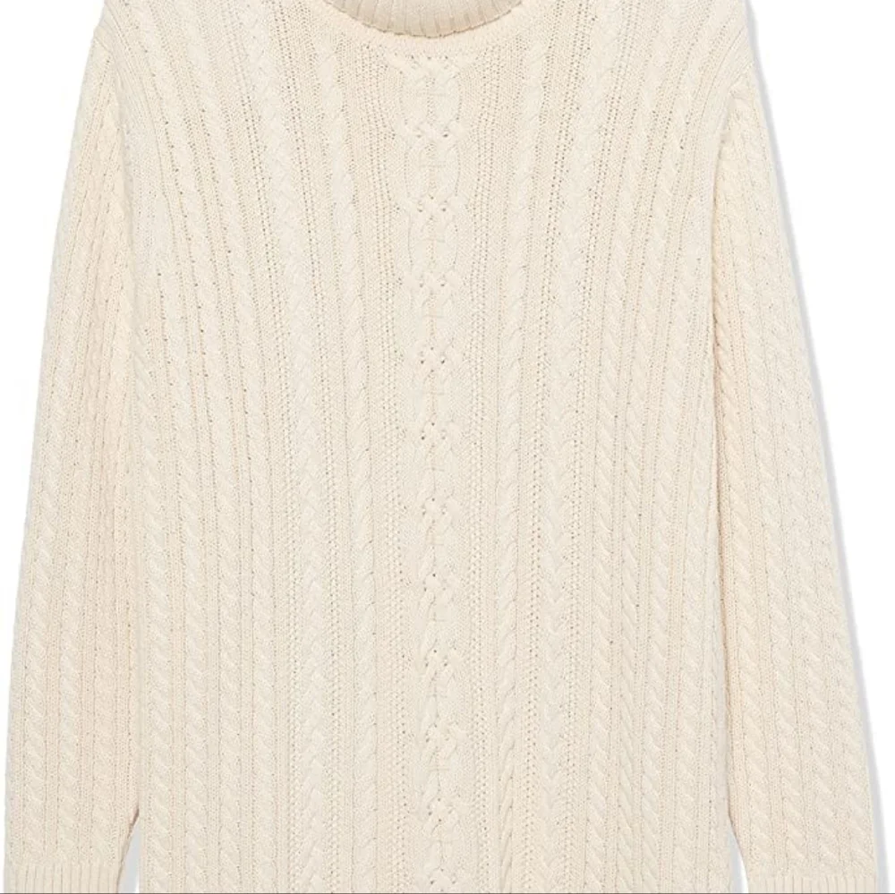 Amazon Essentials Women's Fisherman Cable Turtleneck Sweater Size Small - Picture 4 of 4